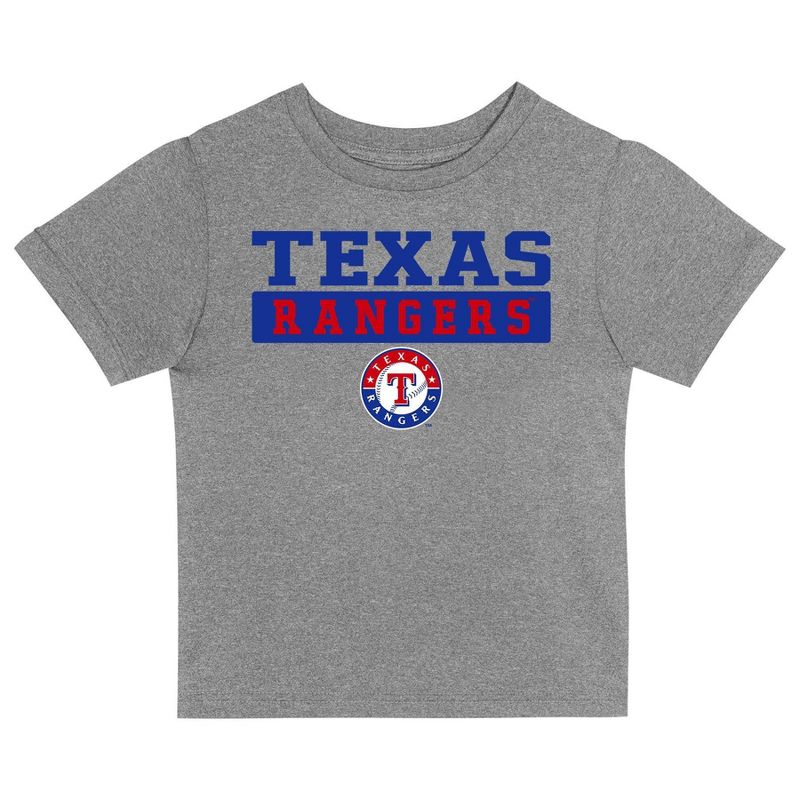 MLB Texas Rangers Toddler Boys&#39; 2pk T-Shirt, 2 of 4