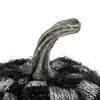 Acoinel Plaid Fabric Pumpkin Decoration for Holiday Halloween - 4 of 4