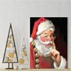 Courtside Market Shhh Santa 30x40 Gallery-Wrapped Canvas - 2 of 4