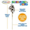 Playful Minds: Stick Pony - Pinto - White & Brown Spots, 34" Wood Stick Ride-On - 3 of 4