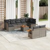 vidaXL Garden Sofa Set Grey - 2 of 4
