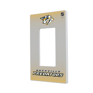 NHL Western Conference Teams Linen Hidden-Screw Light Switch Plate for Single Rocker - 1 of 4