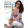 Women's Printed Off Shoulder Top - LASCANA - 3 of 4
