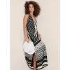 VENUS Womens Deep V Halter Maxi Dress - 4 of 4