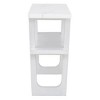 NicBex Console Table Entryway Table with Marble-Effect Top Side Table for Entryway, Living Room, Hallway - 4 of 4