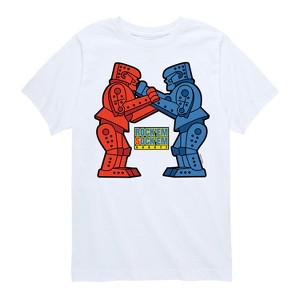 Boys' - Rock 'Em Sock 'Em Robots - Rock Em Robots Short Sleeve Graphic T-Shirt - 1 of 4