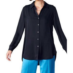Women's Marion Longsleeve Spread Collar Button Down Shirt - Nyland - 1 of 4