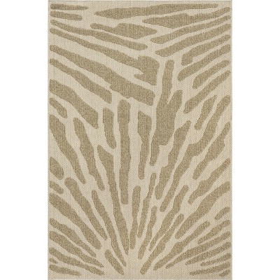 Nuloom Kisha Abstract 5x8 Indoor/outdoor Area Rug For Living Room Patio ...