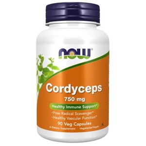 Cordyceps 750mg by Now Foods  -  90 VegCap - 1 of 3