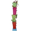 Design Toscano Stack of Christmas Snowmen Holiday Fun Bunch Metal Statue - 4 of 4