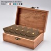 Unique Bargains Velvet Portable Rings Necklace Bracelet Earring Snap Button Storage Jewelry Pouch 20 Pcs - 4 of 4