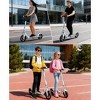 SUGIFT Kick Scooter for Kids Age 8+, Teens, Dual Suspension Foldable Lightweight Scooter with 8 Inch Big Wheels, Max Load 330 LBS Wide Deck - 2 of 4