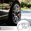 Unique Bargains Aluminium Alloy Car Hub Centric Rings Wheel Bore Spacer Silver Tone - 2 of 4