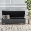 Christopher Knight Home Dana Contemporary Button Tufted Birch Wood Storage Ottoman - 2 of 4