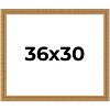 PosterPalooza | Contemporary Gold Picture Frame - UV Acrylic, Backing Board, Hanging Hardware Included - 2 of 4