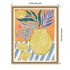 Amanti Art Cyprus and Lemon Still Life IV by Janelle Penner Canvas Wall Art Print Framed 16 x 20-in. - 4 of 4
