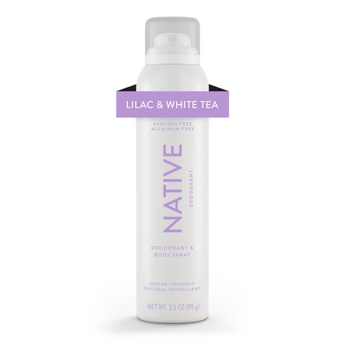 Native Deodorant &amp; Body Spray - Lilac &amp; White Tea - Aluminum Free 