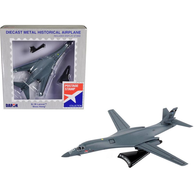 Rockwell International B-1B Lancer Bomber Aircraft "Boss Hawg" USAF 1/221 Diecast Model Airplane by Postage Stamp, 1 of 6