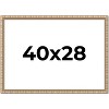 PosterPalooza | 40x28 Modern Bamboo Picture Frame, UV Acrylic, 5 Finishes - 2 of 4