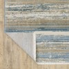Captiv8e Designs Barcelona Faded Lines Blue/Beige Rug - 4 of 4