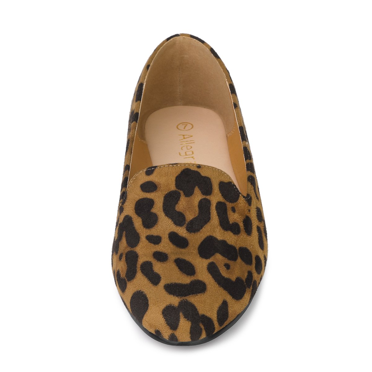 Обувь BLISSFUL STEP Women's Round Toe Slip on Ballet Flat Shoes Leopard 6 — фото 2