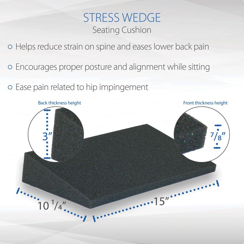 Core Products Foam Stress Wedge – Gray, 4 of 6