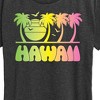 Women's - Instant Message - Hawaii Tropical Paradise Rainbow Short Sleeve Graphic T-Shirt - 2 of 4