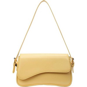 Generic PU Leather Tote Bag for Women with 2 Removable Straps and Zipper Closure - 1 of 4