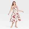 Women's Fit and Flare Midi A-Line Dress - Ava & Viv™ - 3 of 3