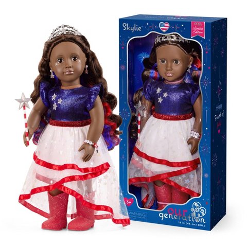Детские куклы Our Generation Skylie Fourth of July 18" Doll and Accessories Keepsake Collection 2026 Celebration Series