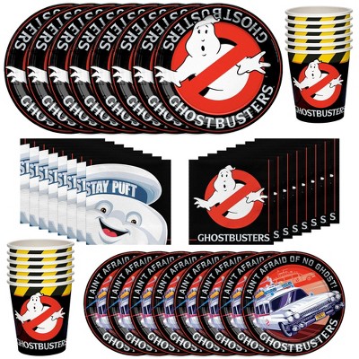 Treasures Gifted Ghostbusters Party Supplies Tableware Classic Set for 16 Guests