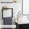Towel Holder Bathroom Towel Ring, Hand Towel Bar, Stainless Steel Towel Rack Wall Mounted, Square Towel Hanger for Kitchen Lavatory - 2 of 4