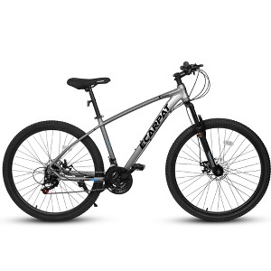 27 Inch Mountain Bike 21 Speed, Suspension Fork, Aluminum Frame Disc Brake, Mountain biking for both men and women. - 1 of 4