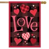 Briarwood Lane Hearts of Love Valentine's Day House Flag 28" x 40 - 2 of 4