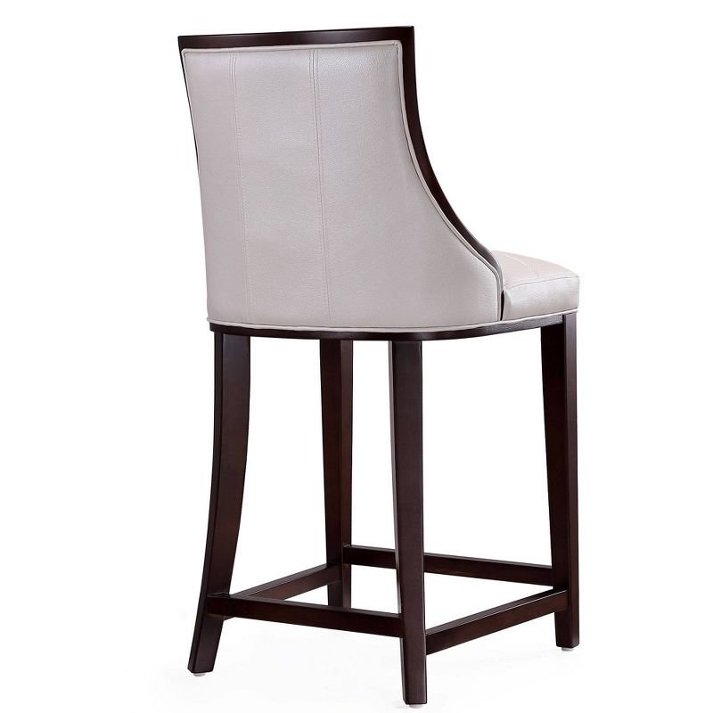 Fifth Ave Beech Wood Counter Height Barstool White - Manhattan Comfort, 5 of 8