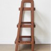 Dexmalle Walnut A-shape 3-Tier Oak Storage Shoe Rack/BookShelf,Bathroom/Living Room/Bedroom - 4 of 4