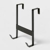 Large Over The Door Hook 6 Hooks Matte Black - Brightroom™ : Target