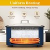 Heynemo Programmable 8 Quart Slow Cooker, 12 in 1 Multi-Cooker Food Warmer with Digital Timer & Temp Control, Stainless Steel - 3 of 4