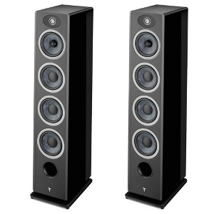 Focal Vestia No3 Slender 3-Way Floorstanding Loudspeakers finished in Black - Pair - 1 of 4