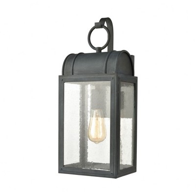 Elk Home Heritage Hills 1 - Light Wall Light in  Aged Zinc