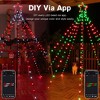 Ollny Smart RGB Christmas Tree Lights 265LED 6.6FT(130+ Modes, Remote & App Control, IP67 Waterproof)  6.6FT - 4 of 4