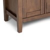 72" Solid Wood Transitional TV Media Stand with Two Drawers, Two Framed Doors and Adjustable Shelves for Living Room and Bedroom - 4 of 4