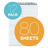 Tops Second Nature Spiral Reporter/Steno Book Gregg 6 x 9 White 80 Sheets 74688 - 3 of 4