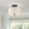 Livex Lighting Solstice 2 - Light Semi-Flush Mount in  English Bronze - 3 of 4