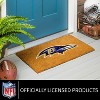 EvergreenNFLBaltimore Ravens Logo Natural Coir 28 x 16 Inches Indoor Outdoor Doormat - 3 of 4