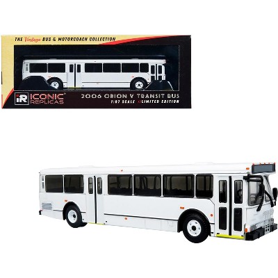 2006 Orion V Transit Bus Blank White Ltd Ed "The Vintage Bus & Motorcoach Collection" 1/87 (HO) Diecast Model by Iconic Replicas