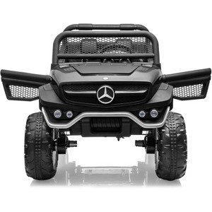 24V Licensed Mercedes Benz 2-Seater Ride On Truck for Kids, Electric Car with Remote, Music & LED Lights - 1 of 4