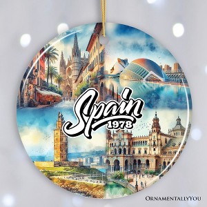 Artistic Spain Cultural Heritage and Landmarks Ornament, Christmas Tree Decor and Keepsake| OrnamentallyYou - 1 of 4