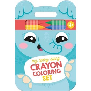 My Carry-Along Crayon Coloring Set: Elephant & Friends (Ages 4+) - (Yoyo My Carry-Along Crayon Coloring Set) by  Yoyo Books (Hardcover) - 1 of 1