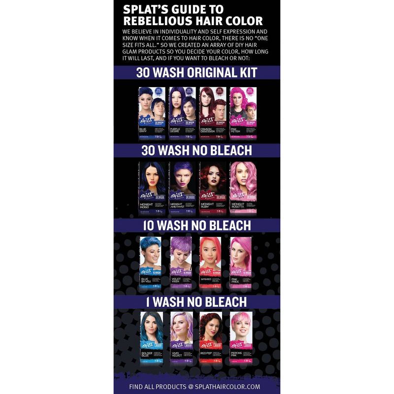 Splat Midnight Hair Color - Indigo - 6.0 fl oz, 4 of 6